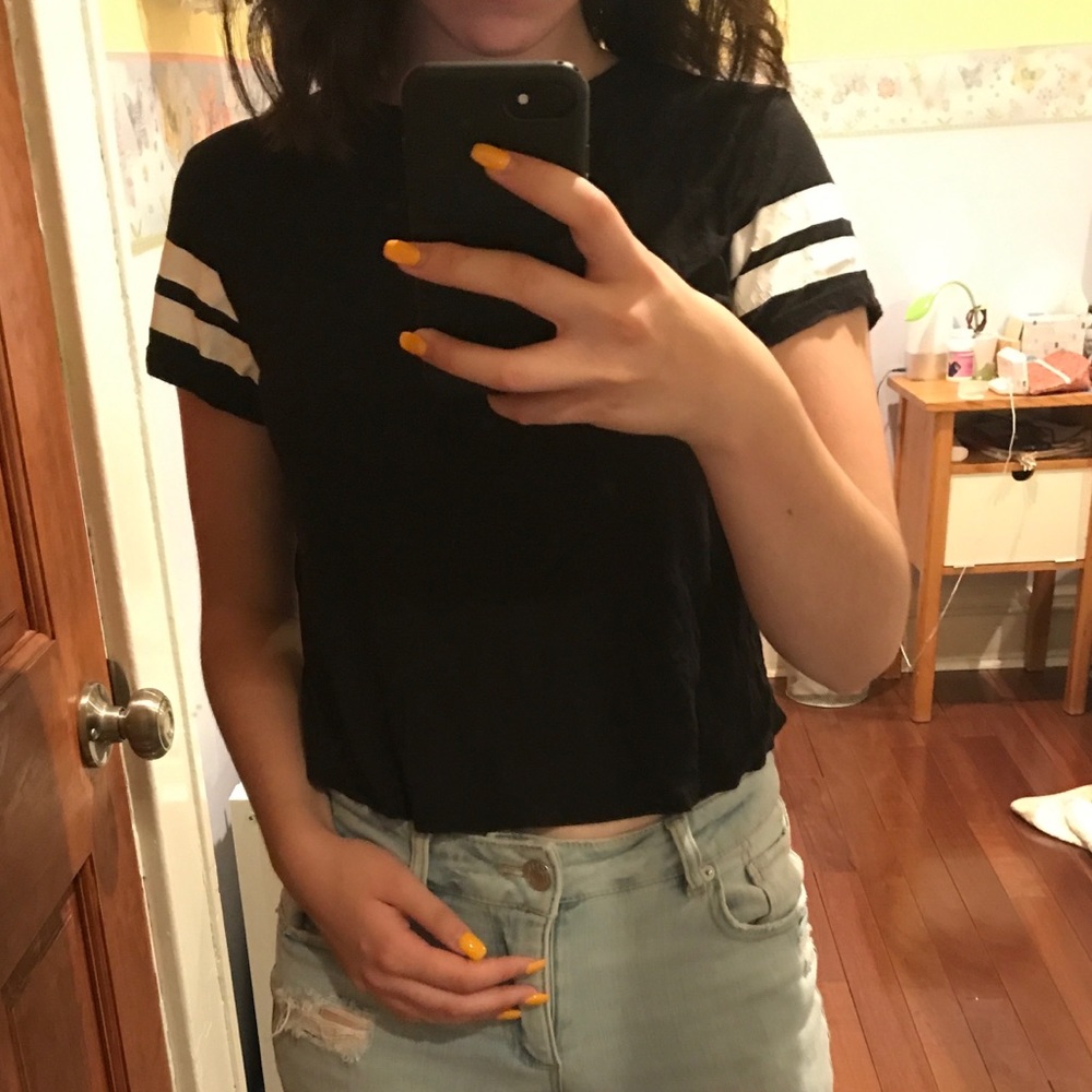 Black & White Striped Tee